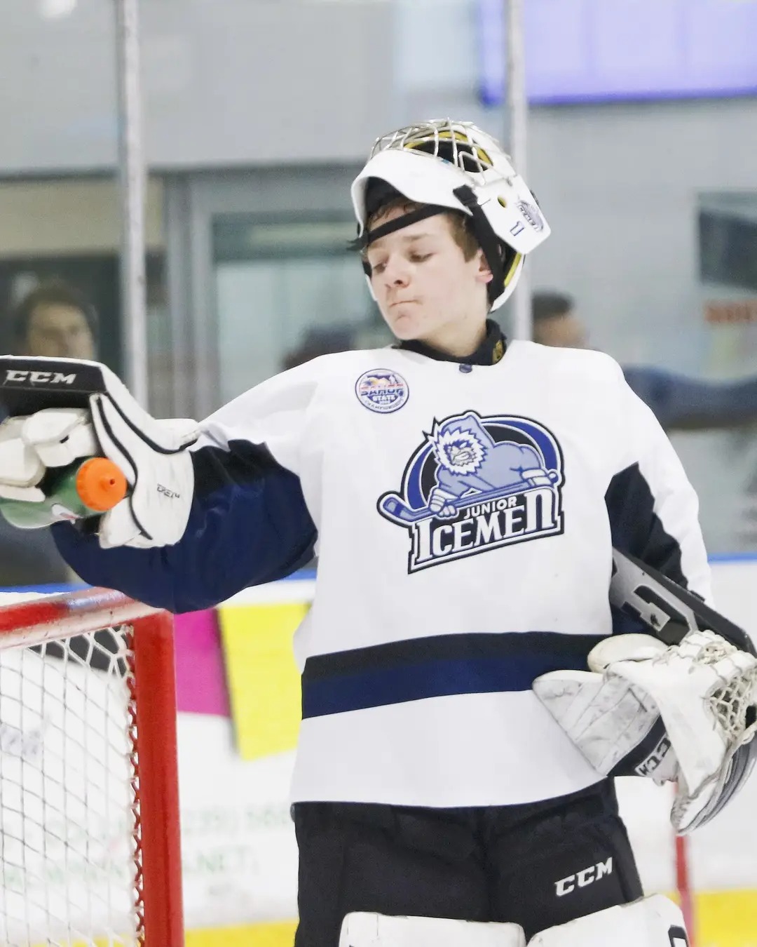 Adam Kucek — goalie for Jr. Icemen Jacksonville